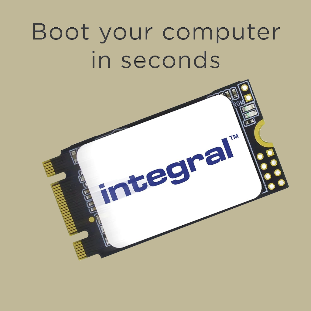 Buy Integral,Integral 256GB M.2 SATA III 2242 Internal SSD, up to 500MB/s Read 400MB/s Write - Gadcet UK | UK | London | Scotland | Wales| Near Me | Cheap | Pay In 3 | Computer Components